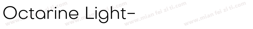 Octarine Light字体转换